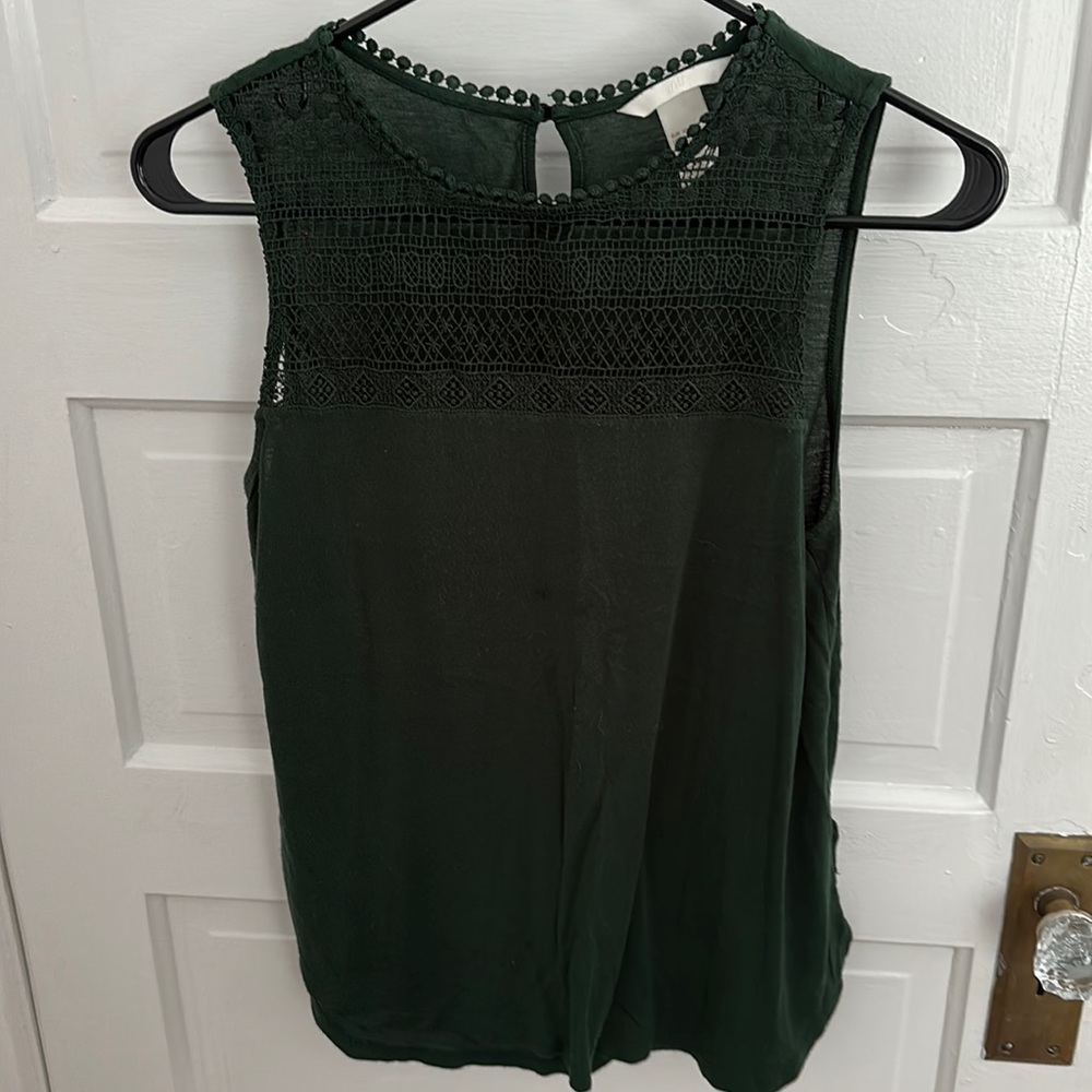 H&M crochet tank